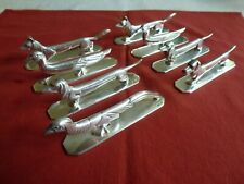 8 PORTE-COUTEAUX METAL ARGENTE