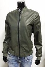 Veste Bomber Femme En Cuir