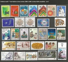 ONU New York Timbres neufs **