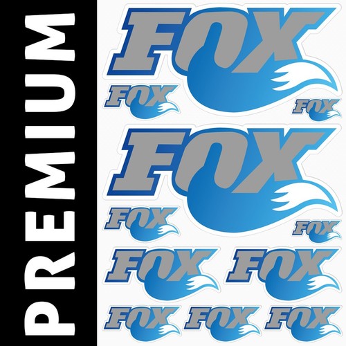 Fox stickers autocollants - -,