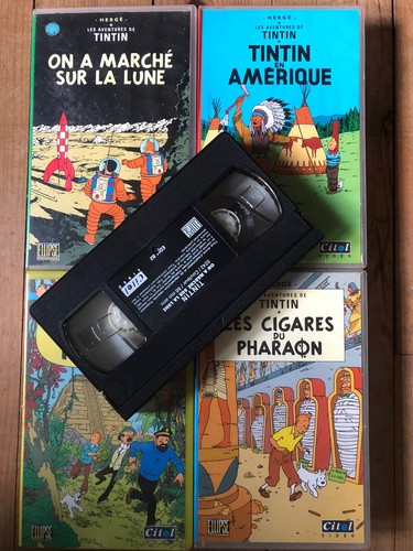 Tintin vhs dessins - tintin,