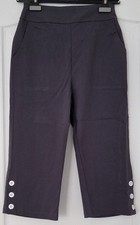 pantalon pantacourt gris femme