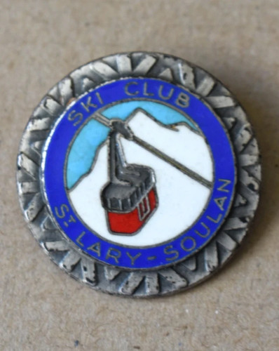 Rare insigne ski club de - ski,
