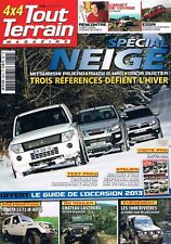 4X4 Tout Terrain   N°280   Jan 2013 Mitsubishi Pajero Isuzu D Max Dacia Duster