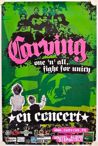 Affiche concert groupe - concert, punk