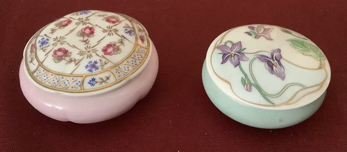 Boites pilules porcelaine - boites,