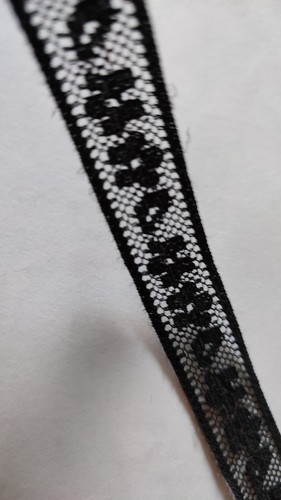 Ruban dentelle noir - dentelle,