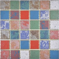 Mosaïque de Céramique Vert