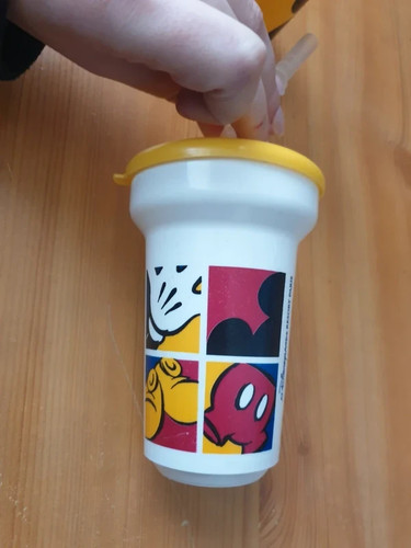 Gobelet paille café mickey - gobelet,