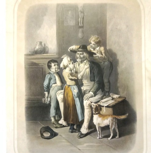 Bretagne lithographie 19e