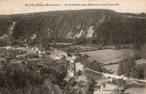 Cpa leonard des bois le - bois, et