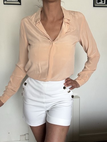 Chemise closed 100 soie rose - chemise, %