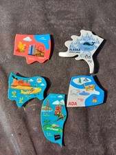 Lot de 5 magnets aimants Savane Brossard Amérique 