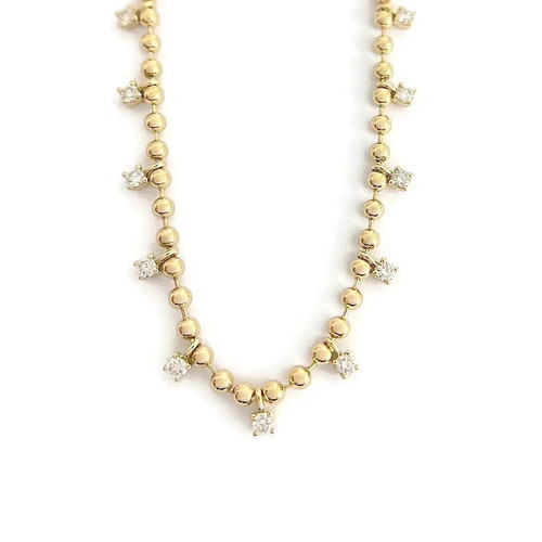 Collier chaîne boule - , à