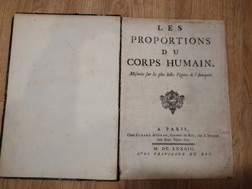 Livre ancien les - les, proportions