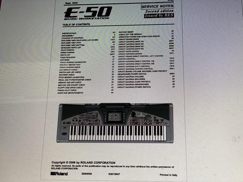 Roland service manual - service,