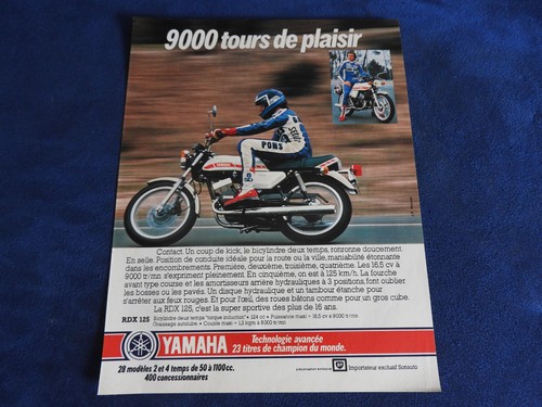 Publicité moto yamaha 125 - yamaha,