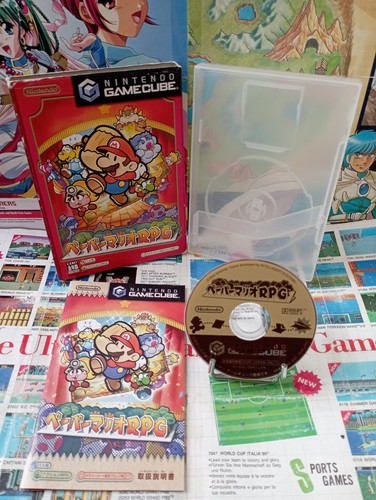 Game cube paper mario - mario, rpg