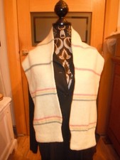 Foulard rayé tubulaire neuf