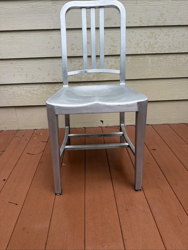 Emeco aluminum navy - navy, chair