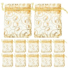 100 Pcs Anniversaire Sachets Bonbons Sacs De Mariage Faveur Du