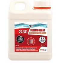 Désembouant 1L GEB entretien installation tuyau élimine boue chauffage plancher 