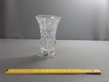 ancien Petit vase cristal à 3