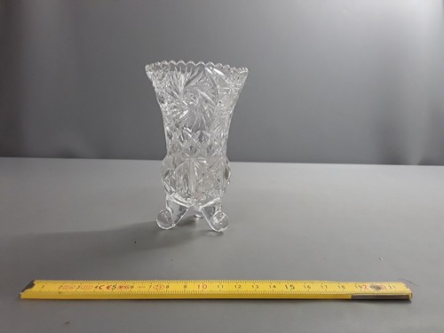 Ancien petit vase cristal - petit, à