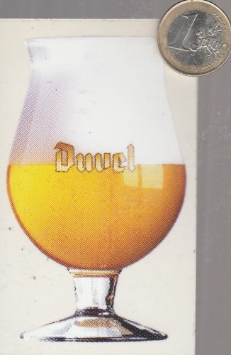 Autocollant bière duvel - autocollant.,