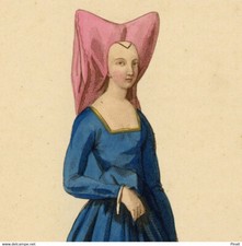 Moyen age Bourgeoise de