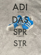 T-Shirt Adidas Originals Superstar Celebrate 45th / Shoe Graphic Tee TShirt / M