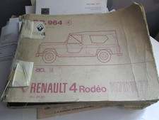 Renault 4 R4 Rodeo ACL 1A manuel pièces détachées PR964 REVUE TECHNIQUE