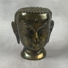 Tête de bouddha en métal