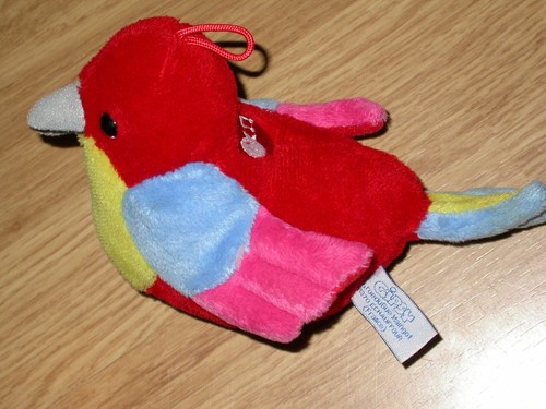 Doudou peluche oiseau canard - peluche,