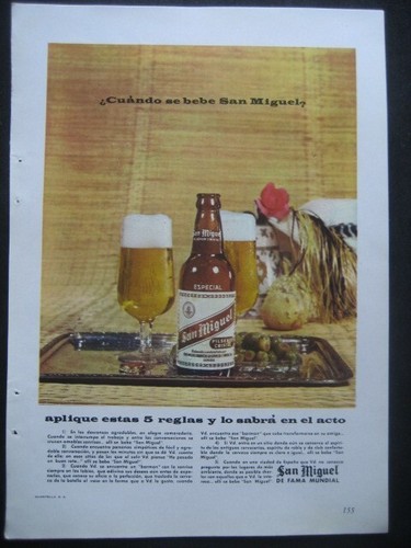 Bière san miguel nº4 - bière,