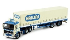 TEKNO - Camion avec remorque bâchée - HALLENS - VOLVO F12 6x2 - 1/50 - TEK83989