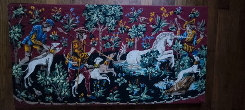 Canevas chasse licorne - chasse,