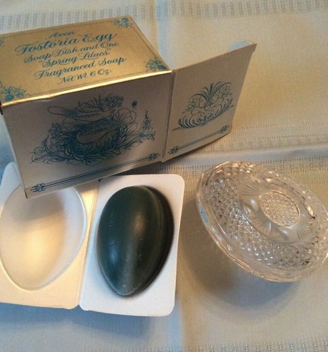 Vtg 1977 avon fostoria - avon, egg