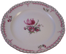 Assiette Florale En Porcelaine