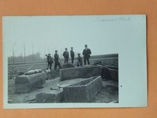 CPA carte photo - NUISEMENT SUR COOLE cimetière mérovingien archéologie fouilles