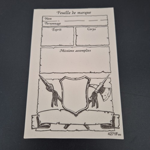 Bloc feuille marque - feuille, de