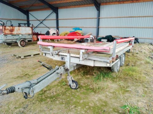 Remorque benne porte caisson - porte,
