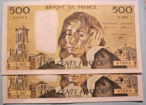 France suite billets de - france.,