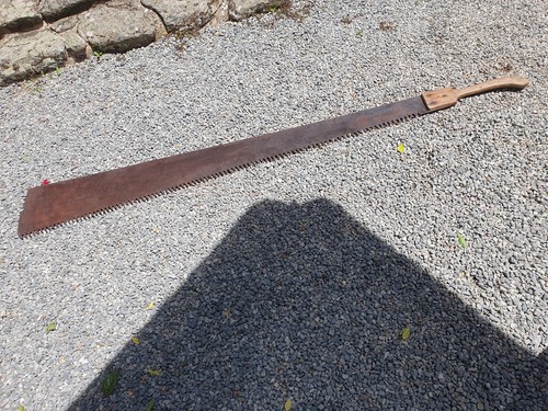 Scie crocodile ancienne - scie, pour