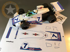 STICKERS POUR BRABHAM BT44 #7 F1 SCALEXTRIC 1/32 NO DECAL IDEAL SLOT DCS029
