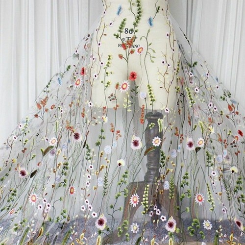 Brodé fleur tissu - fleur,