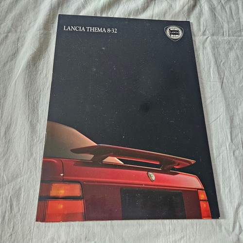 1987 brochure lancia thema - 1987,