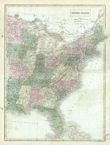 1851 black map - black, the