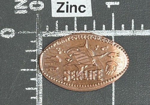 Penny souvenir écrasé - penny,