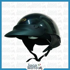 Casque Bol Avec Frontal pour Cycle Vélo Approuvé Argent Taille M XL Noir